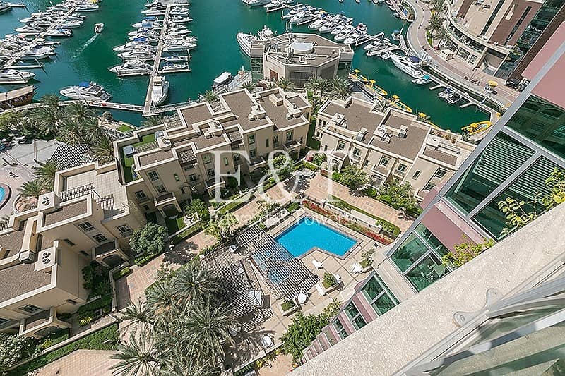 42 Full Marina View|Vacant|Upgraded|Middle Floor