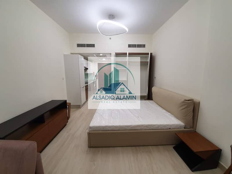 AMAZING BIG FURNISHED STUDIO AVAILABLE FOR RENT IN HEALTH CARE CITY IN ALIYAH RESIDENCY DUBAI