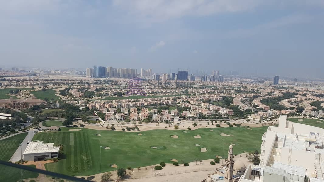 FULLY FURNISHED STUDIO FULL GOLF COURSE 380K