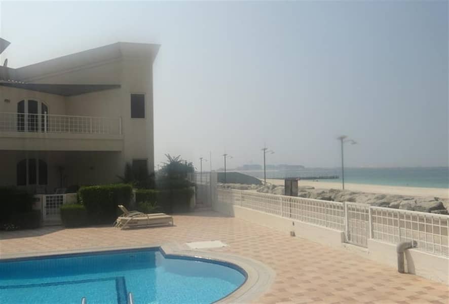 Excellent 4 bedroom plus maid compound villa on the Beach