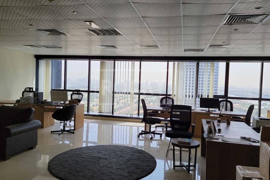 8 Fully Furnished Office | Open Layout | Class A Building | DMCC
