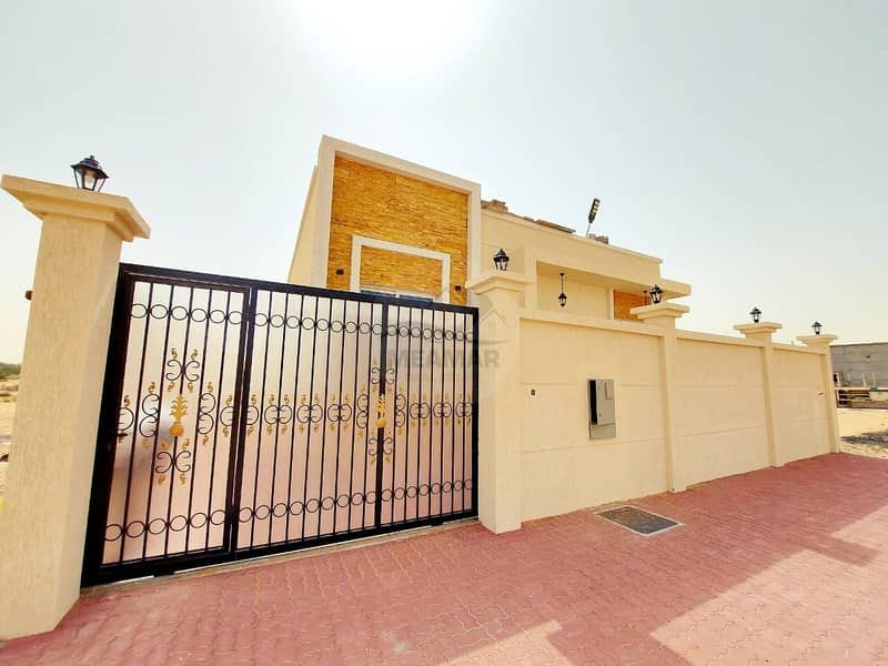 very cheap price, you own a villa , only 790,000, negotiable, in Al Zahia area, opposite Mohammed Bin Zayed Street.
