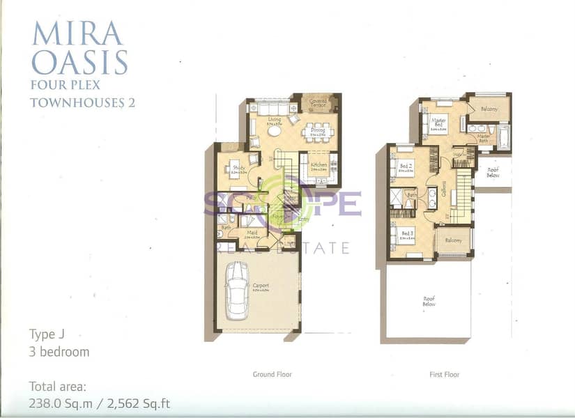 29 Vacant 3 Bed+Maid+Study Type J Mira Oasis 2