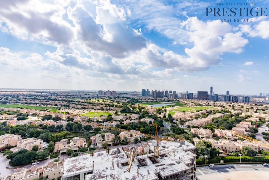 10 2 Bed | Golf View | High Floor | New | Sports City