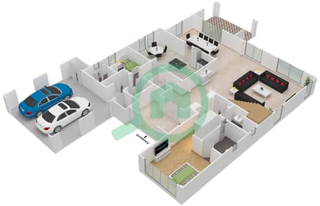 Rasha - 4 Bedroom Villa Type 2 Floor plan