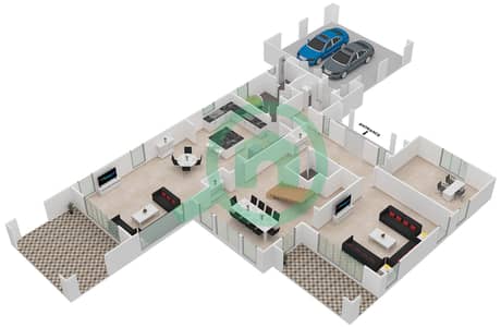Rasha - 4 Bedroom Villa Type 3 Floor plan