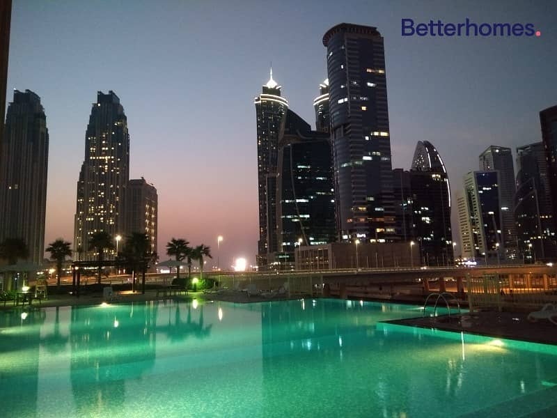 18 2 BR| Burj Views| High floor|Unfurnished