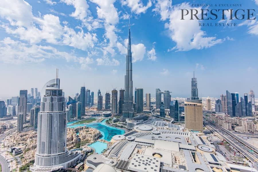 4 BR Duplex Penthouse | Burj Khalifa & Fountain View