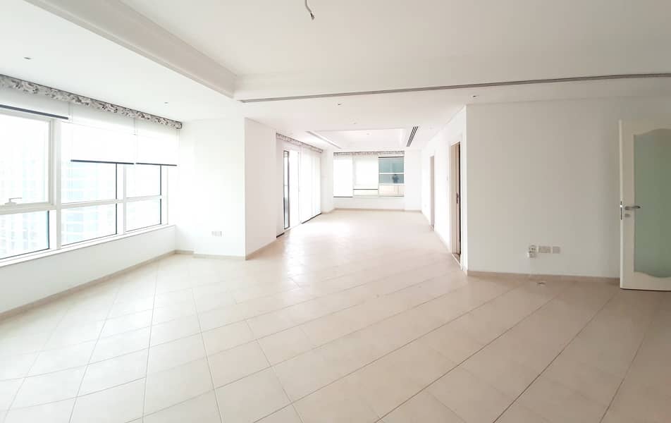 Chiller Free Huge 3BR Apartment with Balcony Wardrobes Kitchen Appliances Health Club and Parking