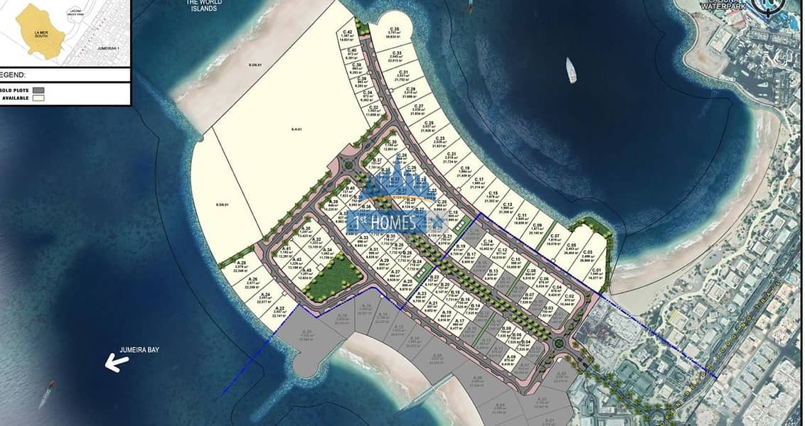 2 Beautiful Location / Plot For Sale in Jumeirah 1.