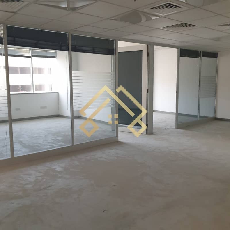 6 Partitioned Office with Sea View For Rent. . .