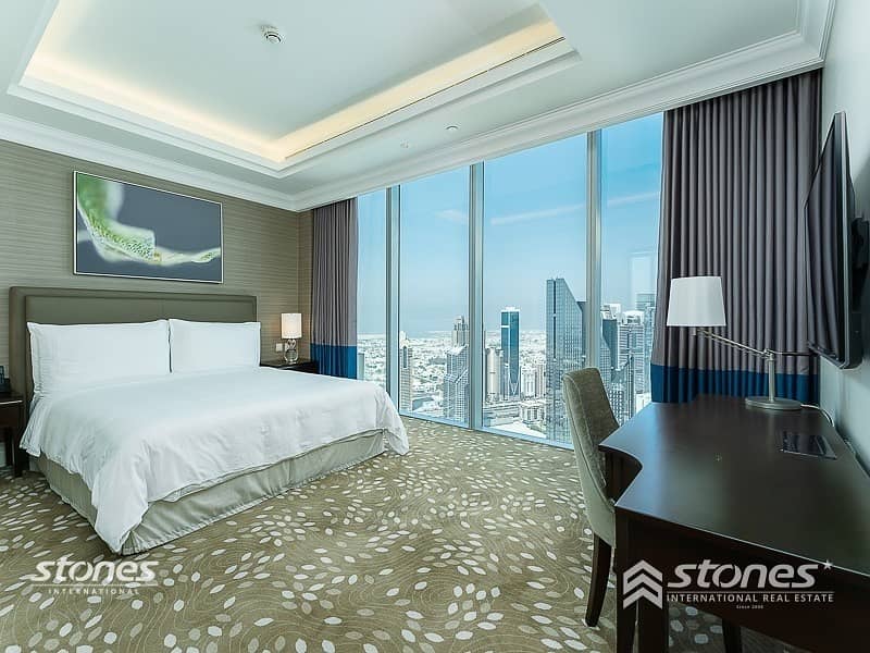 17 Stunning 3Bedrooms | 50+ floor | Fully furnished
