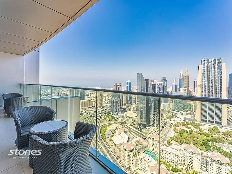 52 Stunning 3Bedrooms | 50+ floor | Fully furnished