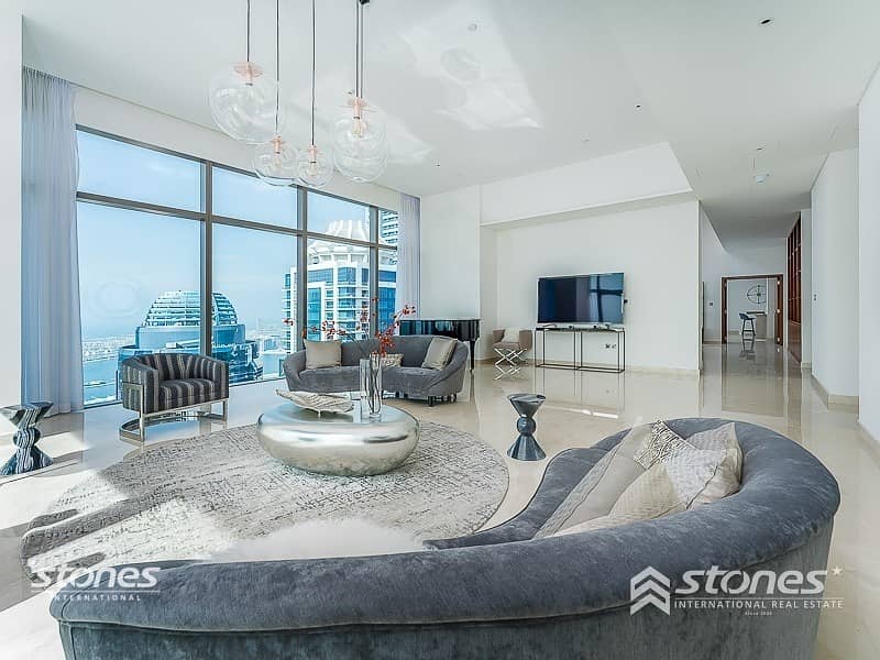 56 Magnificent 4BR Penthouse with Full Marina View