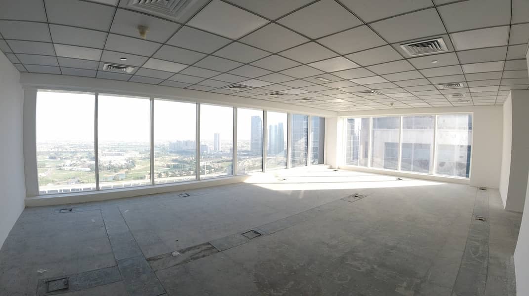 Shell & Core Half  Floor Office Space to Lease