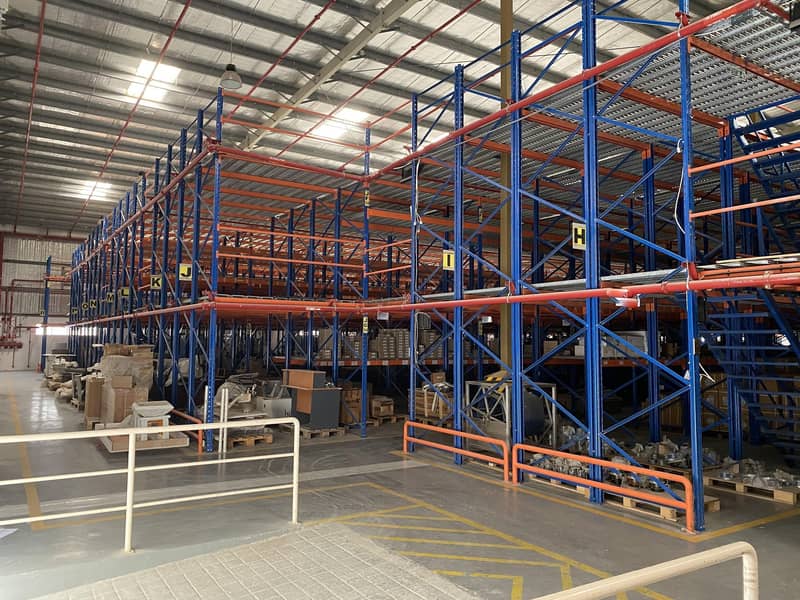 Warehouse | Factory with mezzanine racking