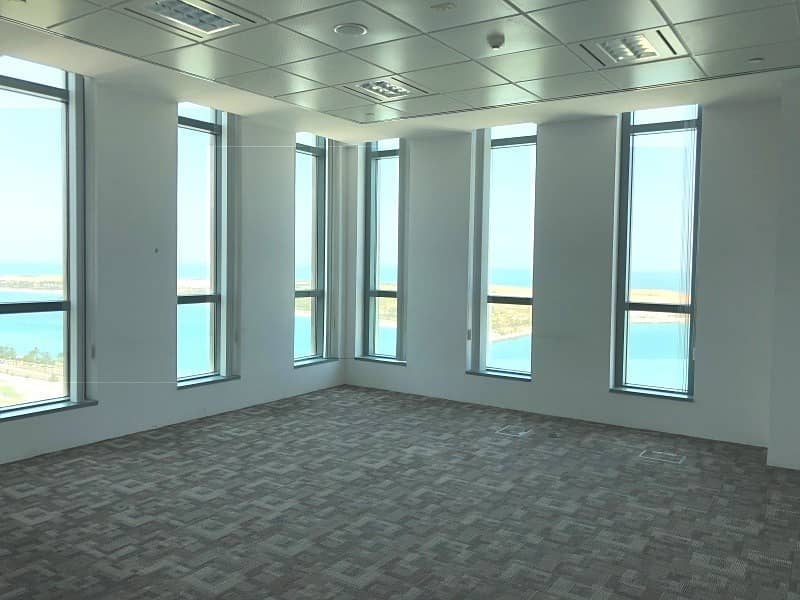 Fitted Sea View Office Space for Lease | Corniche Abu Dhabi