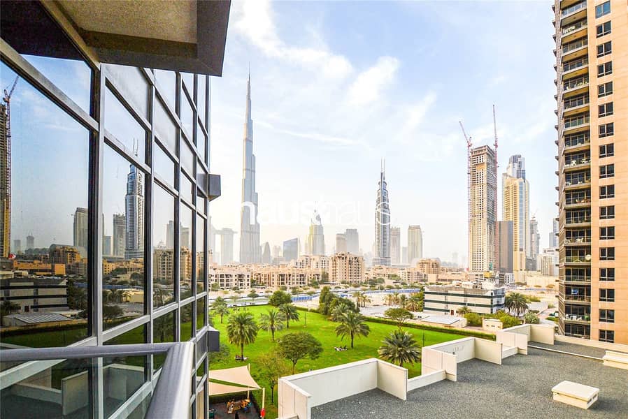 8 Burj Khalifa view | Square Layout | Investment