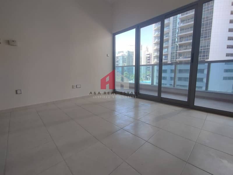 Chiller Free! Large Balcony 01 BHK for Rent is Zumurud tower