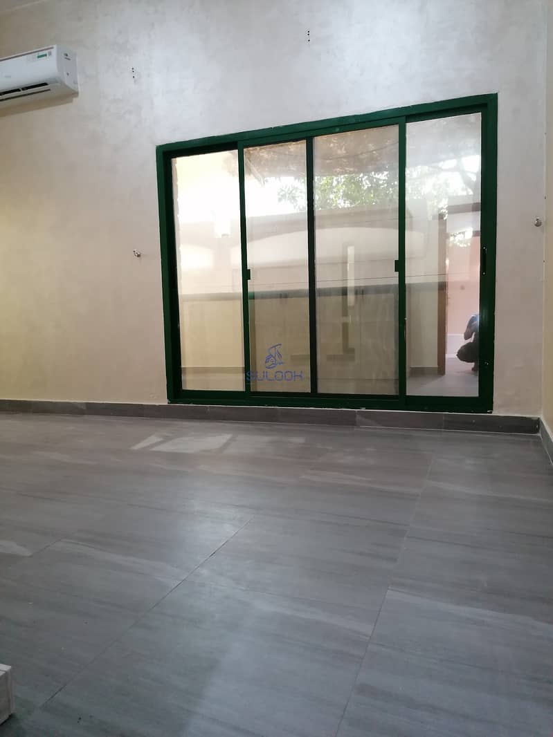 Lavish 1BHK with Private Entrance in Villa for 4300 AED per month in Dalma Street nearby Al Wahda Mall