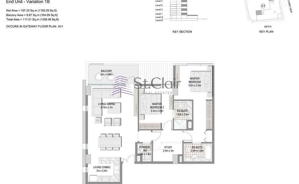 15 BRAND NEW |HAND OVER THIS MONTH | 2 BED ROOM APARTMENT  AED 820