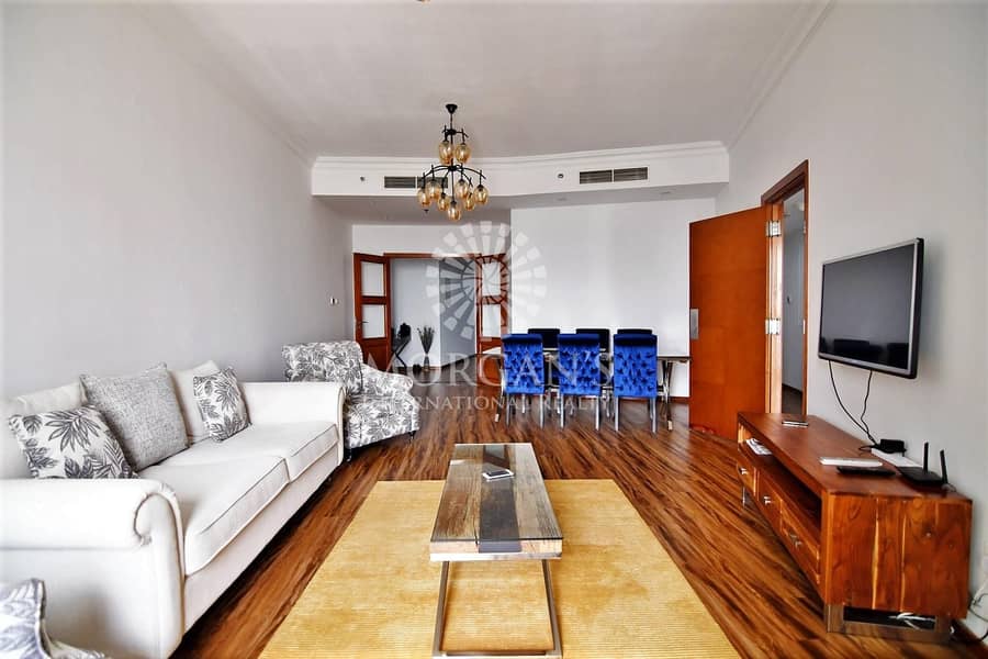 2 High Floor Upgraded Fully Furnished 2 BR