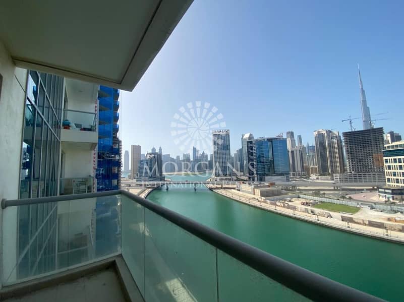 9 1 Bedroom | Fully Furnished | Canal and Burj Khalifa View