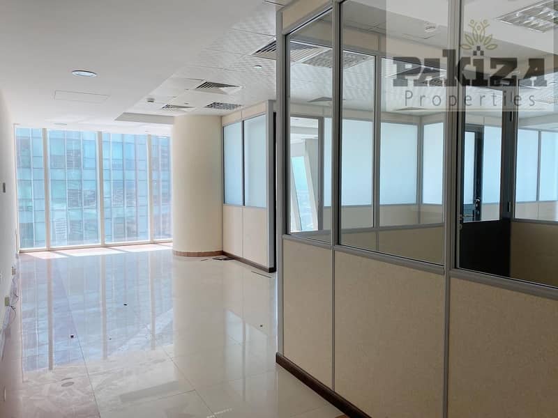 NEAR METRO|CLOSED PARTITIONS|SPACIOUS FULLY FITTED & FURNISHED OFFICE FOR RENT IN BUSINESS BAY