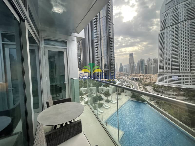 Most desired Layout | Burj Khalifa  and Pool Views