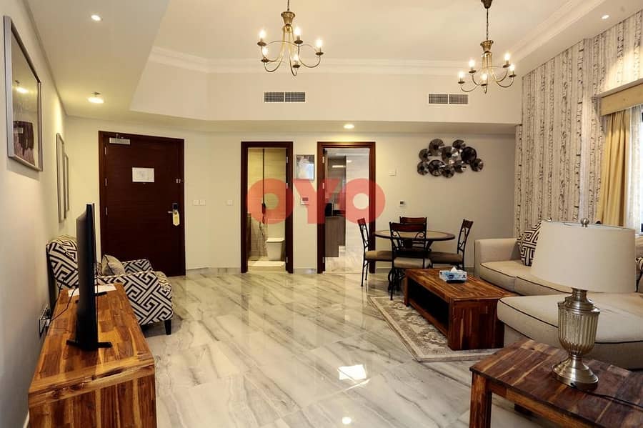 17 7499 Monthly 2BHK | Fully Furnished | Free  DEWA/ Wifi | No Commission