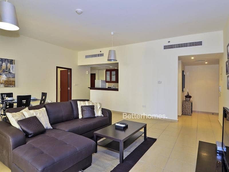 Managed | Spacious furnished unit with balcony