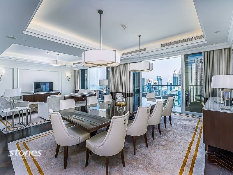 Stunning 3Bedrooms | 50+ floor | Fully furnished