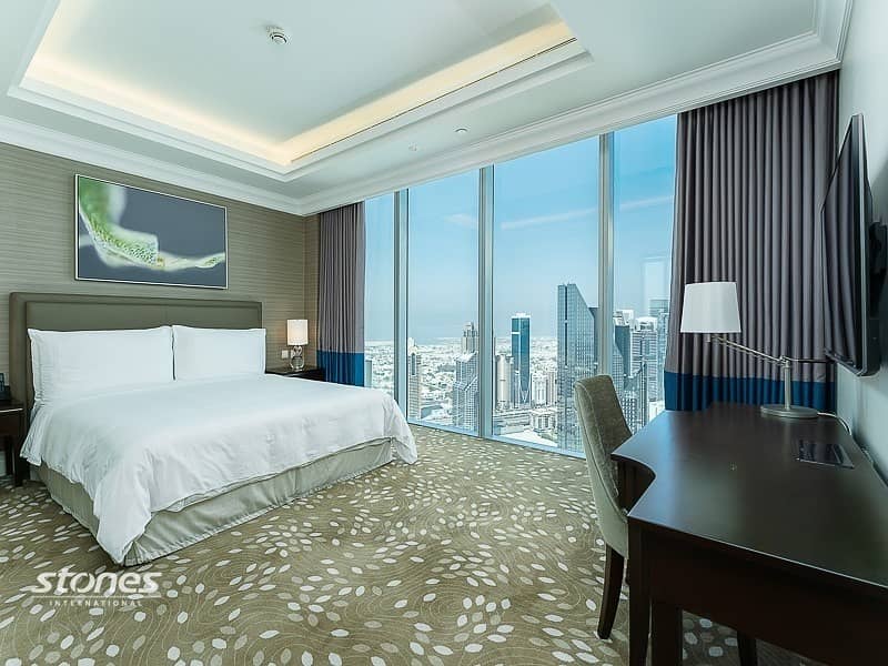 18 Stunning 3Bedrooms | 50+ floor | Fully furnished