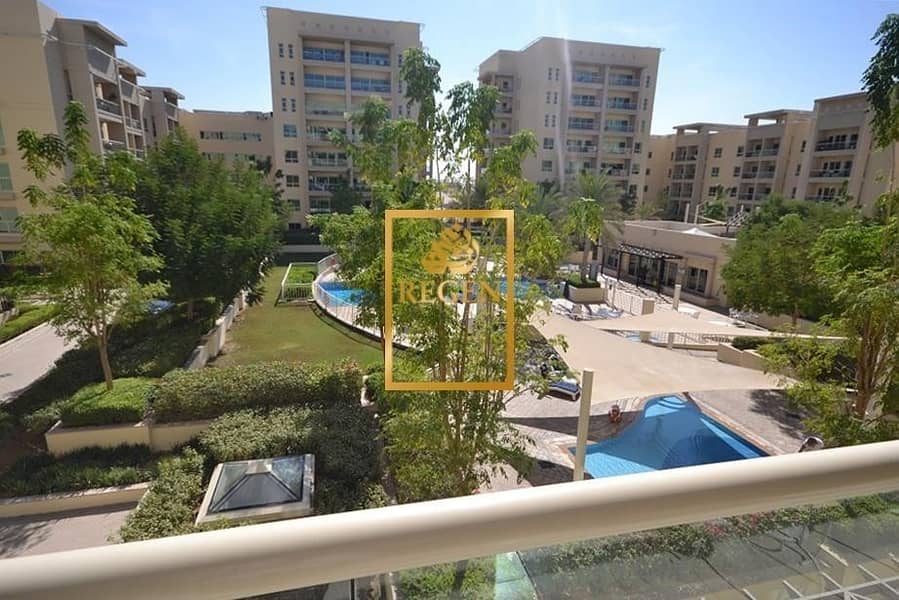3 Pool Facing - Two Bedroom Hall with Study Apartment in The Greens
