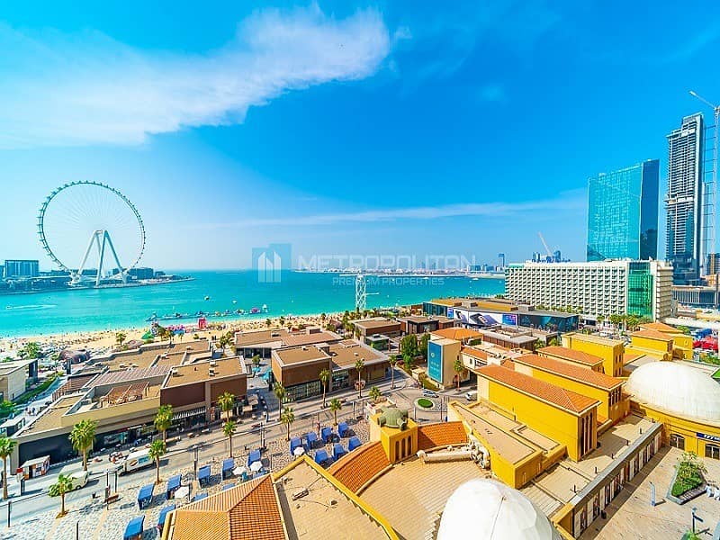 3 Full Sea and Dubai Eye View | Spacious and Bright