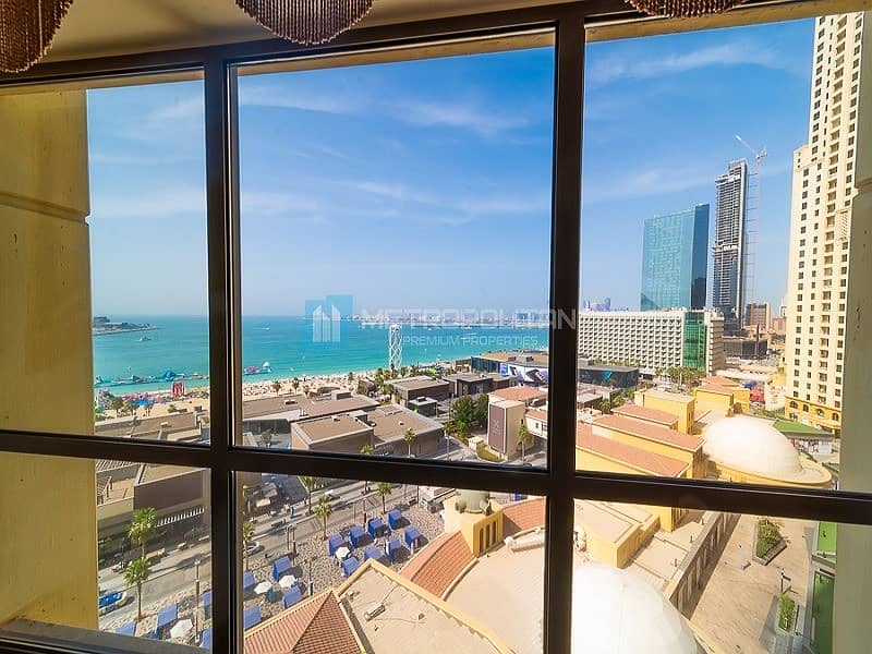 16 Full Sea and Dubai Eye View | Spacious and Bright