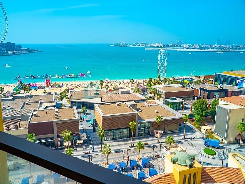 23 Full Sea and Dubai Eye View | Spacious and Bright