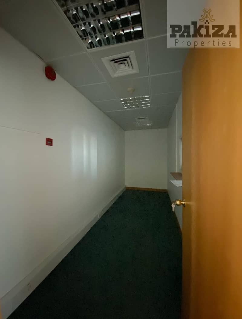 11 NEAR METRO|CLOSED GLASS PARTITIONS|BRIGHT & SPACIOUS FULLY FITTED OFFICE FOR RENT IN SHEIK ZAYED ROAD