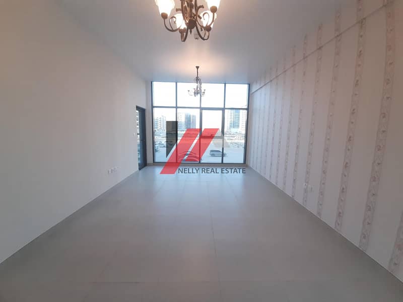 2 Brand New Huge 1 BHK With Balcony Wardrobes Master Room Free Parking Near Al Kabayel Centre only For 36k 4/6 chqs