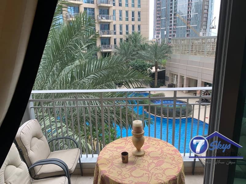 Luxurious 1BR | Pool View near Dubai Mall