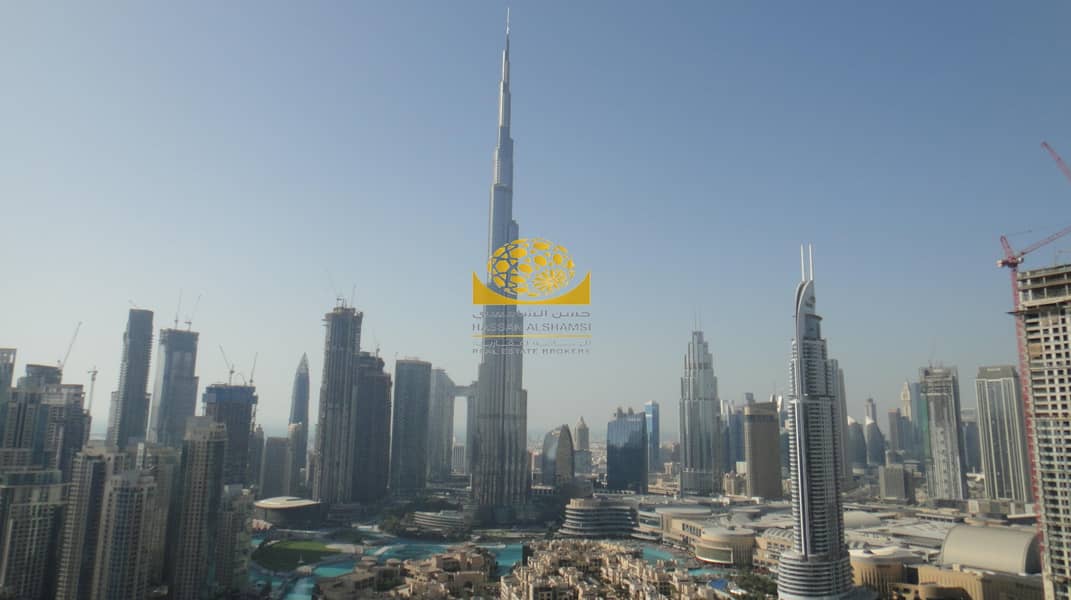 Full Burj Khalifa & Fountain View / High Floor / Vacant