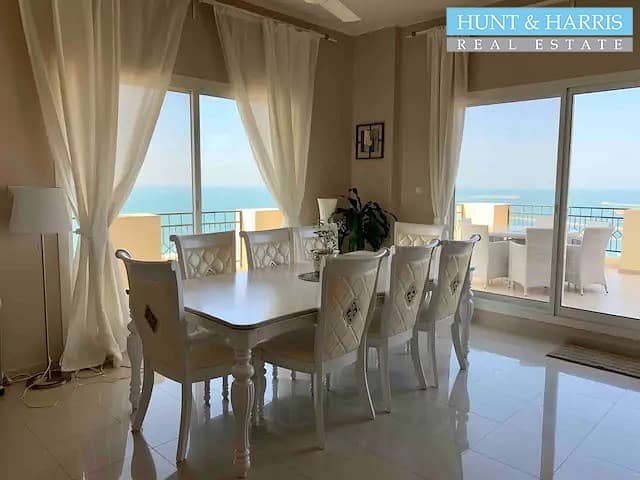 6 Full Sea View - Fully Furnished Penthouse - 3 Bedrooms