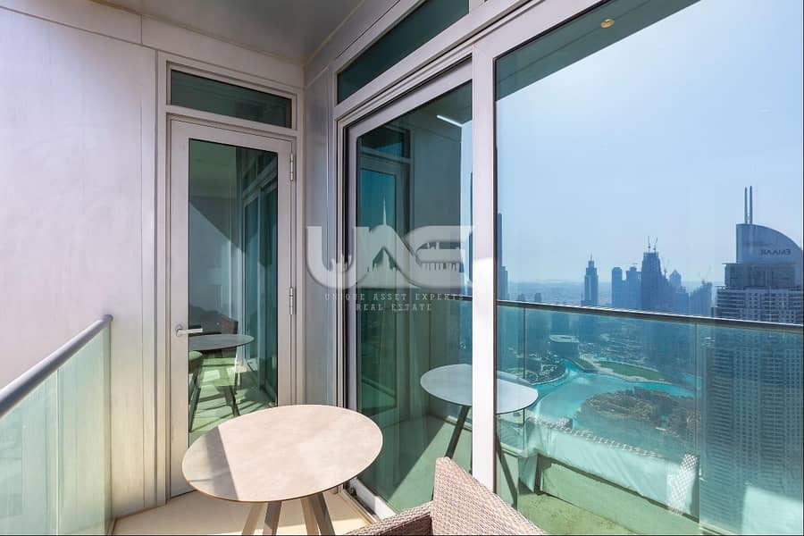 11 Luxury Duplex| Full Burj and Fountain View| High Floor| 4BR