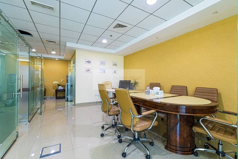 5 Fully Furnished Office | Partitioned | Canal View