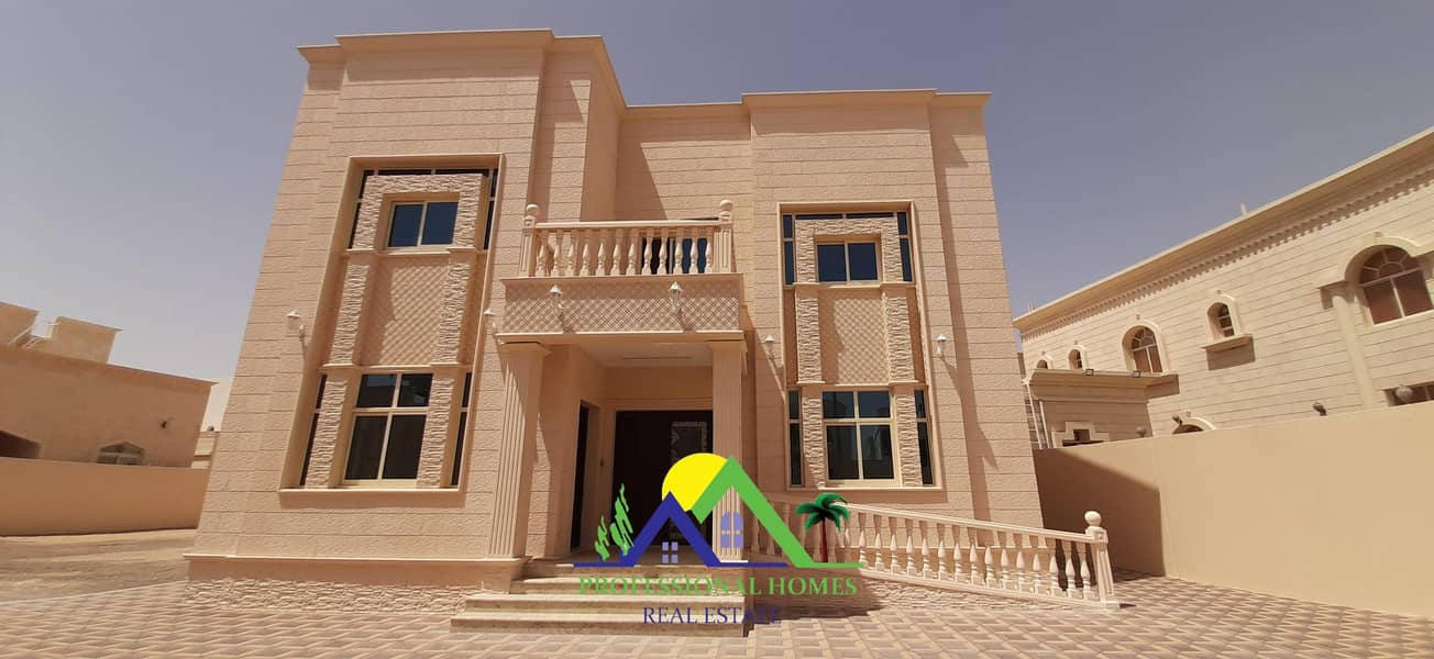 Brand New 5BEDROOMS Villa with Big yard in Sarooj Brand New 5BEDROOMS Villa with Big yard in Sarooj