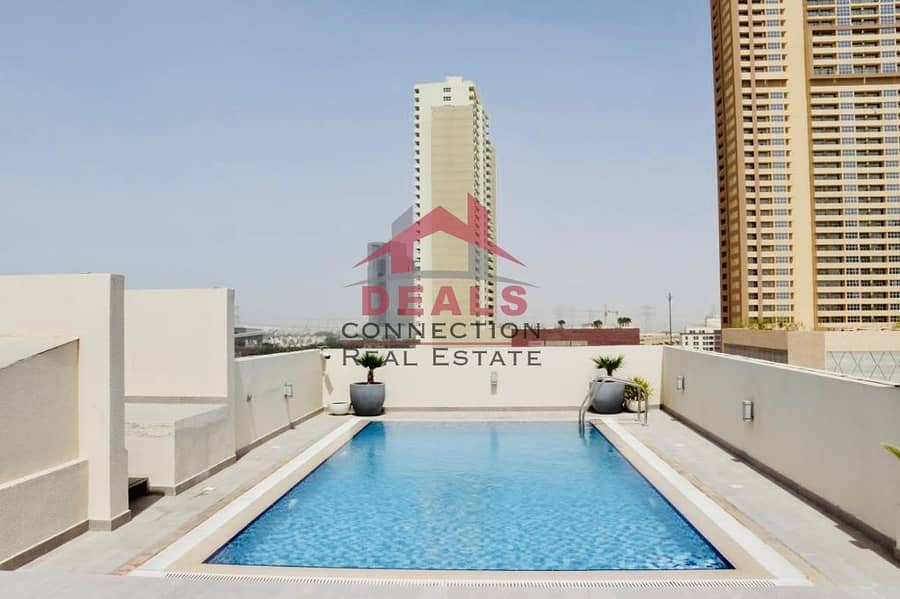 8 Huge Beautiful Studio  Apartment with balcony  for Rent in Shamal Residence