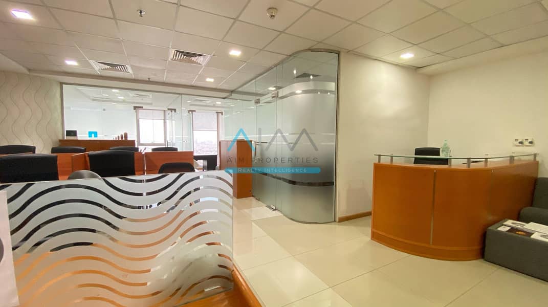 1200 sqft / 2 Parking / Spacious office / Citadel Tower / Business Bay