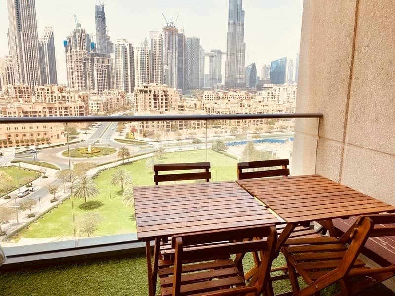 9 Owner Lived|Mid Floor Apt. |Full Burj Khalifa View