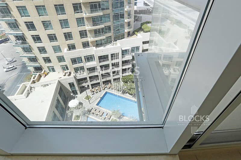 10 Pool View | Large 2BR Apartment | Downtown