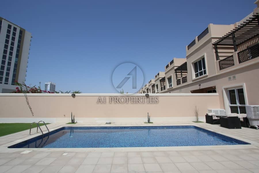 66 Brand New  Furniture 4BED Villa + Maid  | Maintenance Free | Private Pool